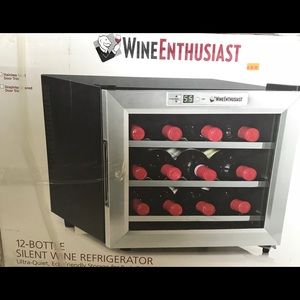 Wine Enthusiast 12-Bottle Wine Cooler Chiller
